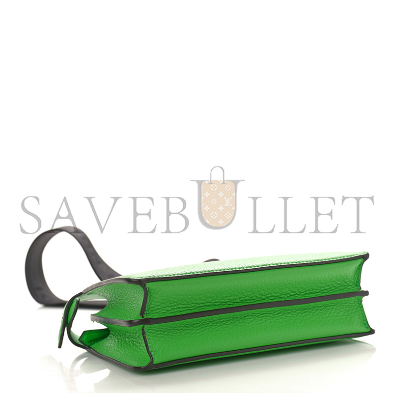 F**di cuoio romano vitello cover bi-color peekaboo i see u x cross satchel tomatillo (23*14.5*6cm)